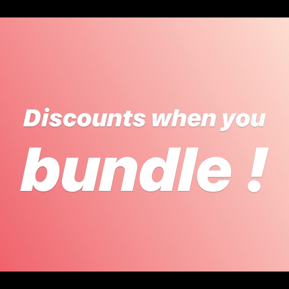 Discounts when you bundle!